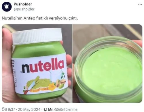 Antep Fistikli Nutella