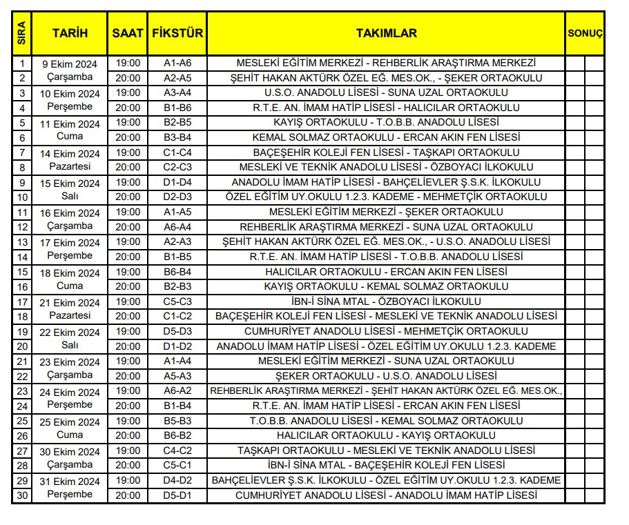 24 Kasim Öğretmenler Günü Voleybol 2