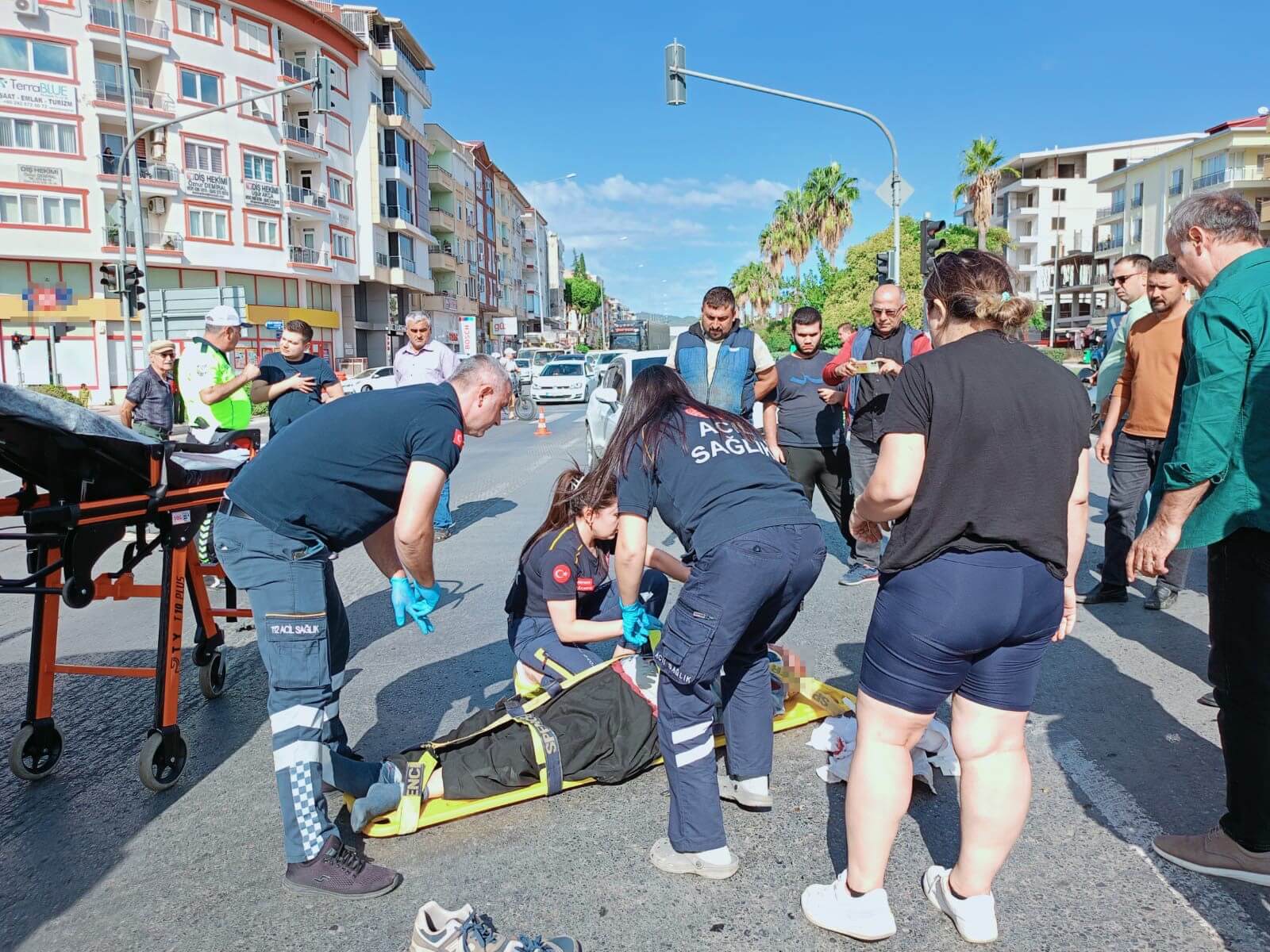 Korkunç Kaza Yaşlı Adam Ağır Yaralı! (2)