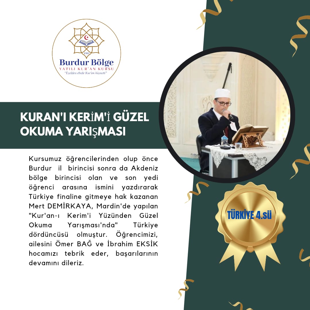 Burdur Kuran Okuma Yarışması