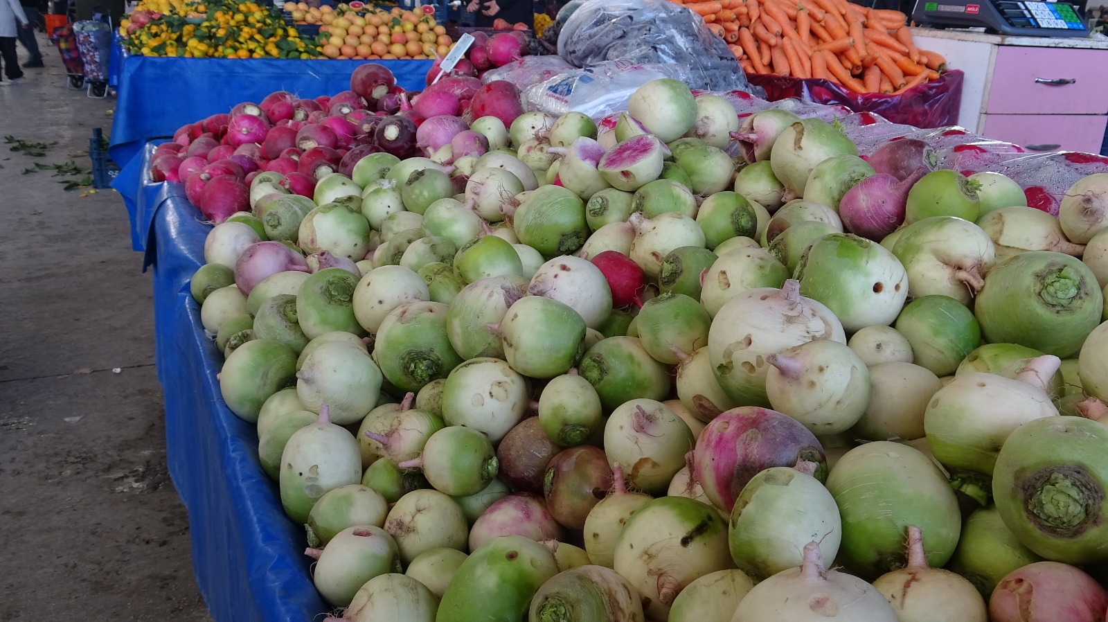 Burdur Salı Pazarı Turp 2