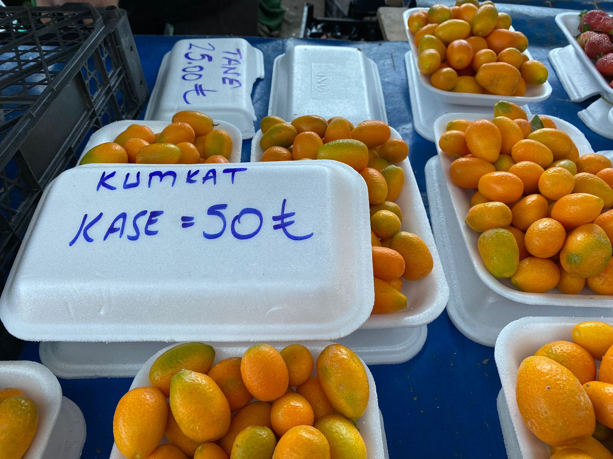 Burdur Salı Pazarı’na Yılın Ilk Kumkat Ürünü 3