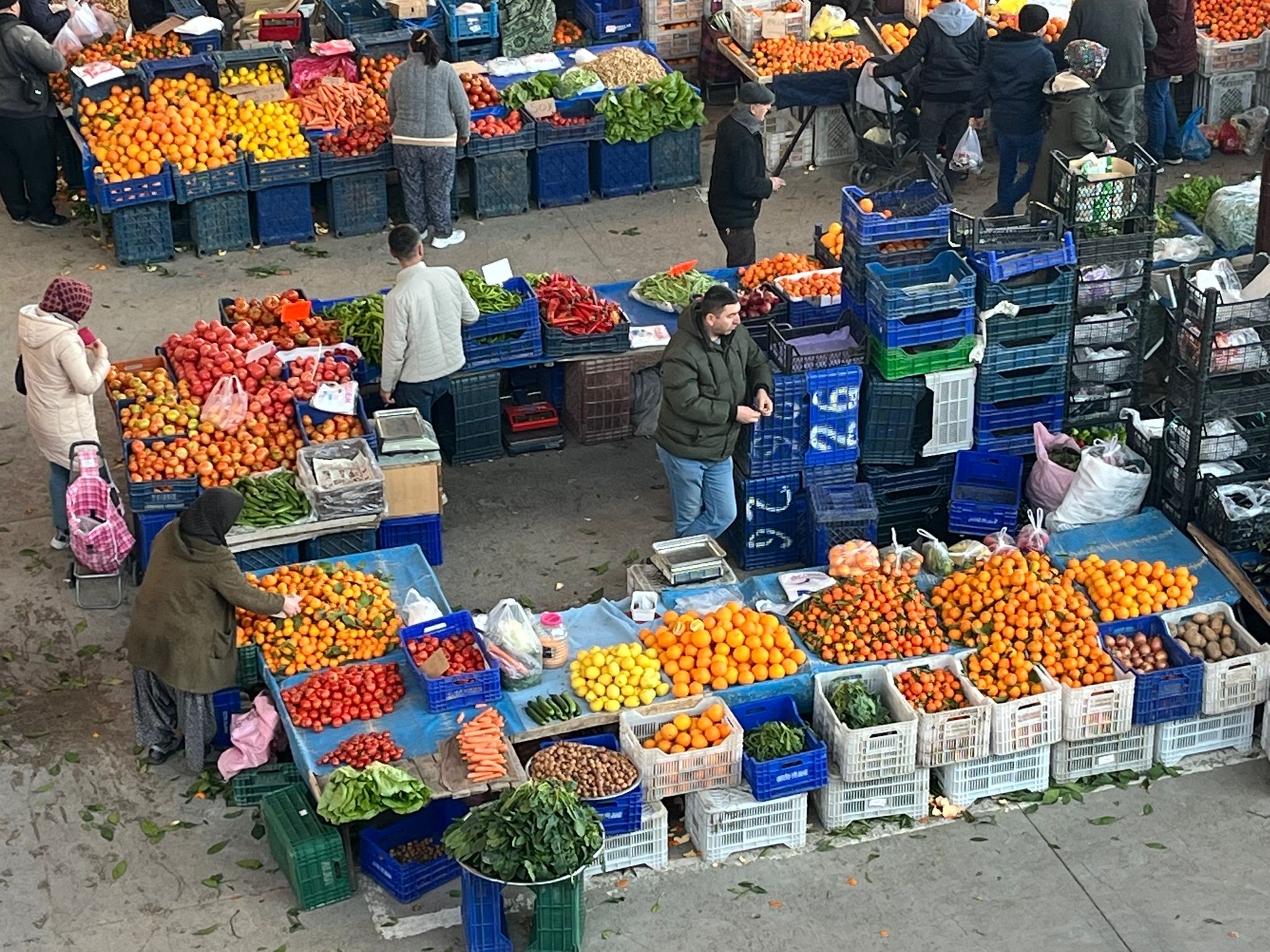 Burdur Salı Pazarı’nı Vurdu