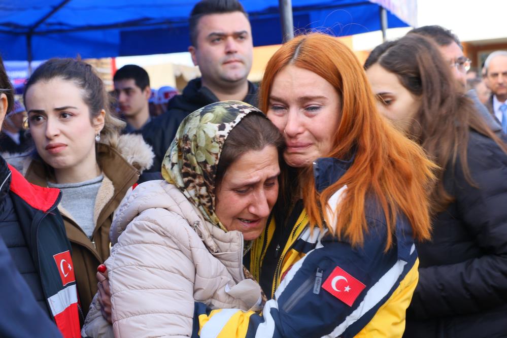 Helikopter Kazasında Hayatını Kaybeden 3 Kişi Için Tören Düzenlendi