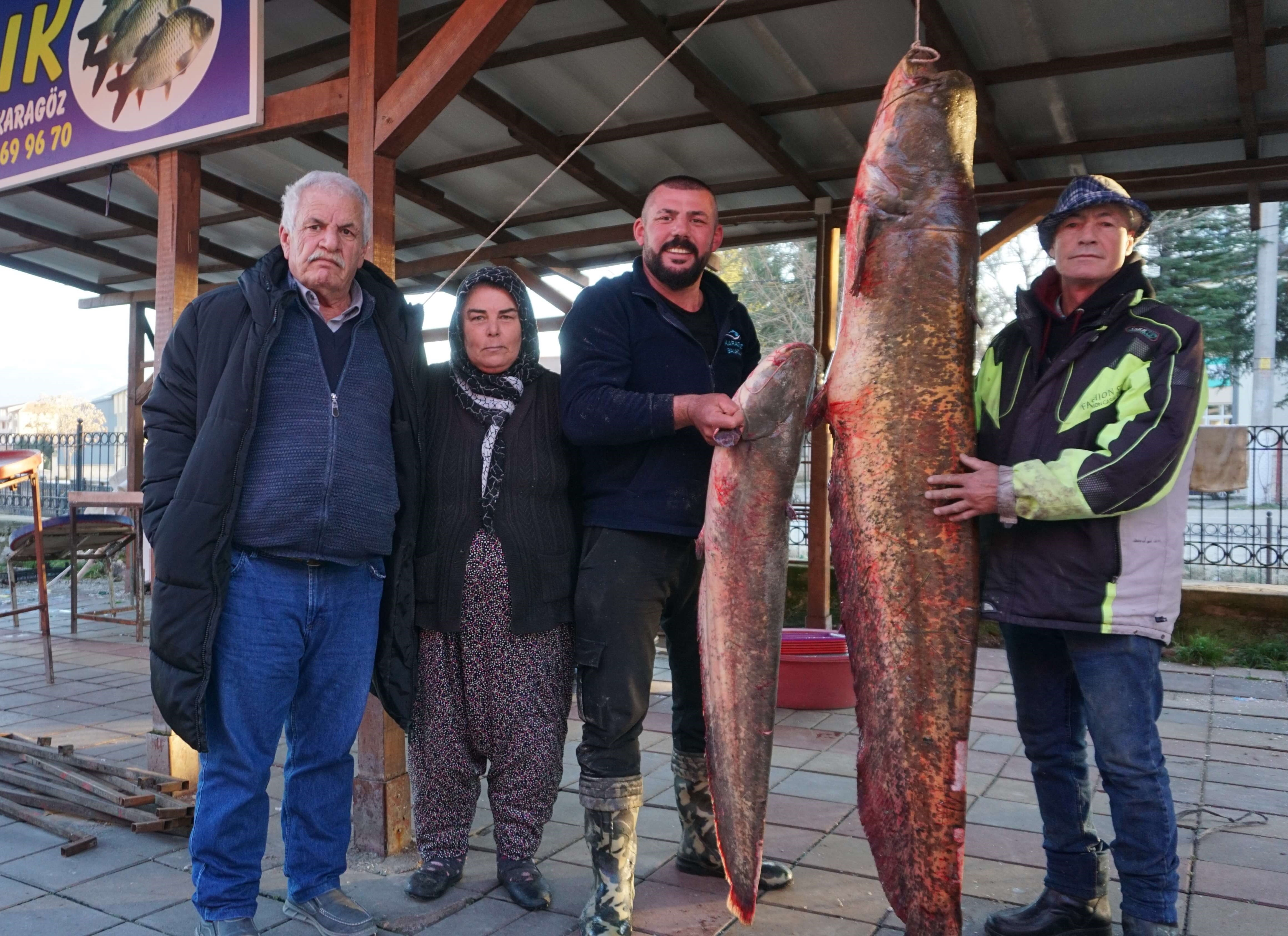 Ağlara Takılan Dev Yayın Balığı İlgi Odağı Oldu (2)