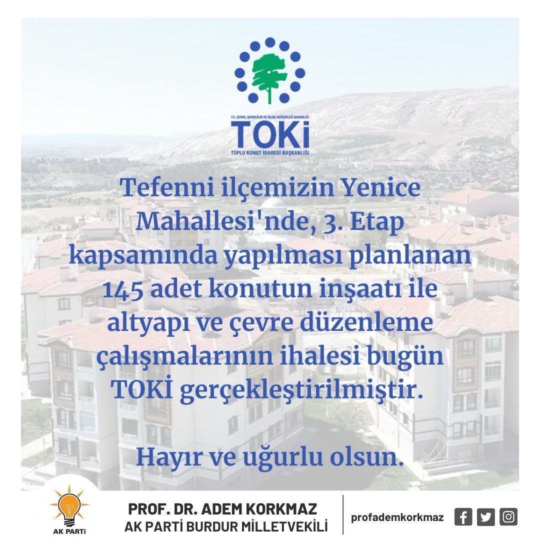 Burdur Tefenni Toki