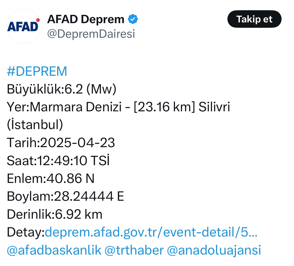 istanbul deprem