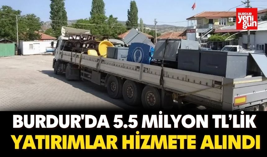 Burdur'da 5.5 Milyon Tl’lik