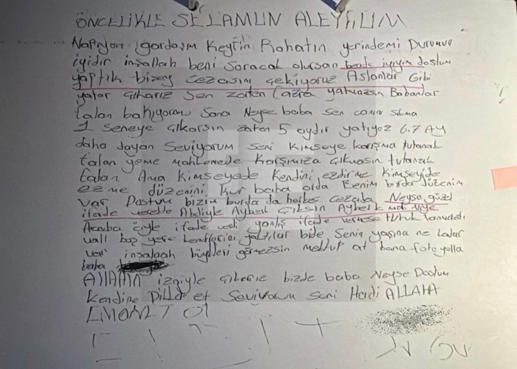 Ahmet Minguzzi Davasinda Skandal Mektup
