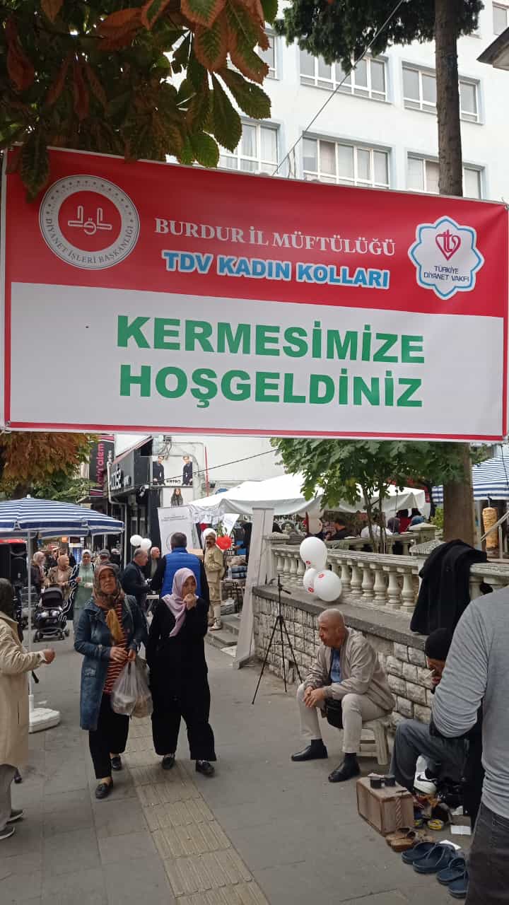 Burdur'da Filistinlilere destek için kermes düzenlendi