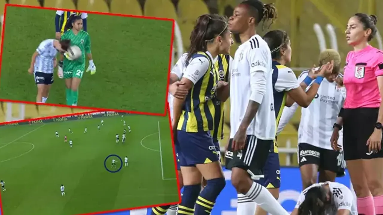 Fenerbahçe - Beşiktaş derbisinde tartışmalı gol!