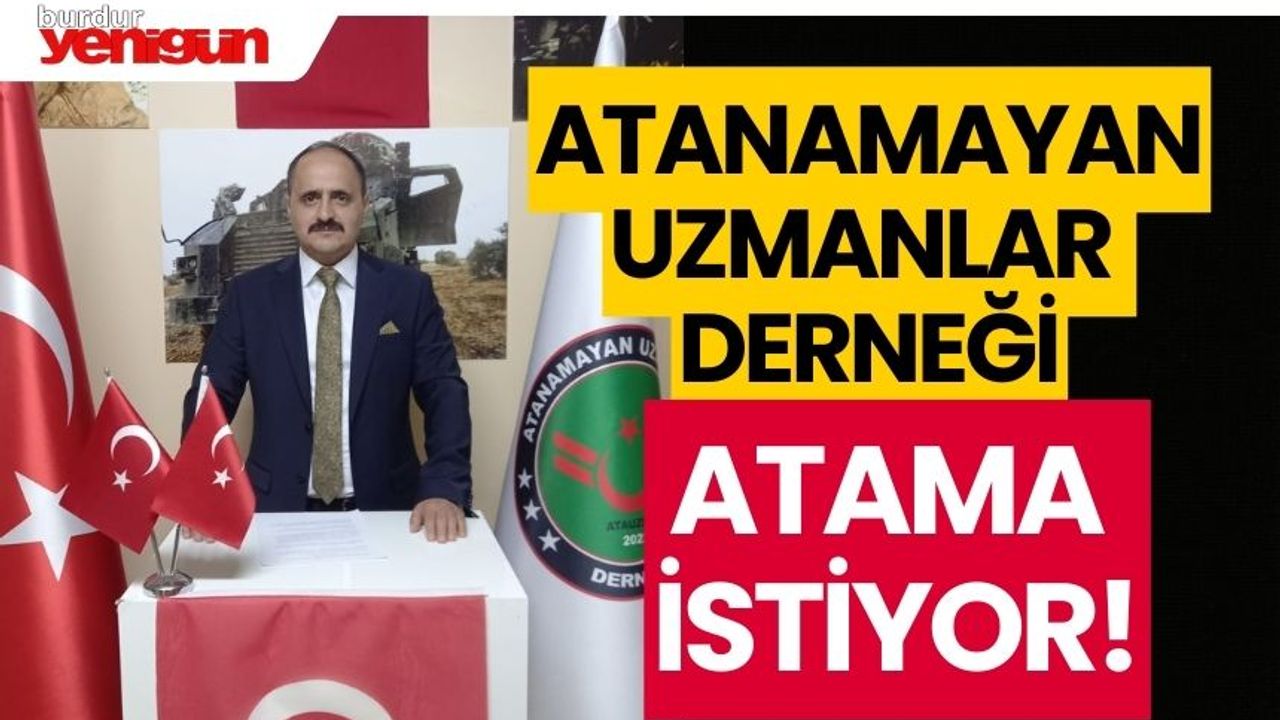Atanamayan Uzmanlar Derneği Genel Başkanı Mustafa Gündeşli: "Atama istiyoruz!"