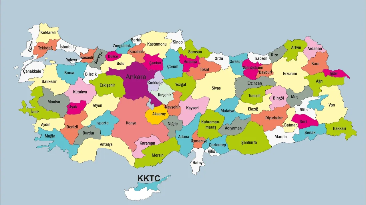 Türkiye'nin illerinden kaç tanesi sesli harflerle başlar? Hangi illerin adı sesli harflerle başlıyor?