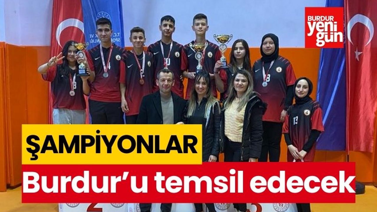Şampiyonlar Burdur'u temsil edecek