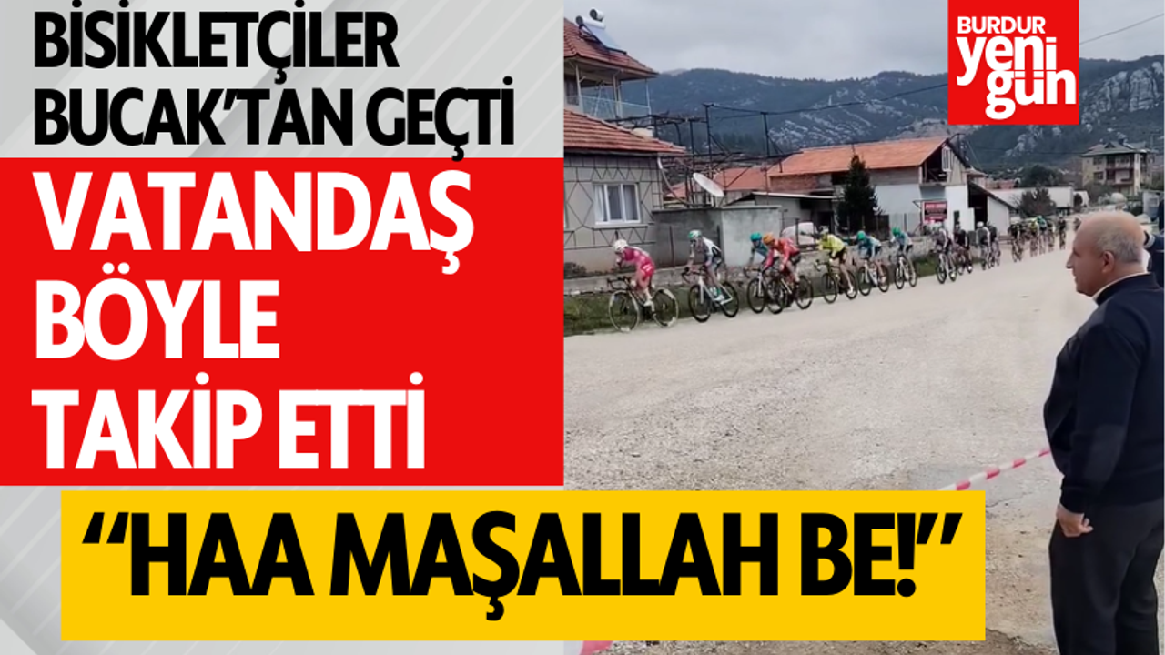 Tour of Antalya'ya katılan Bisikletçiler, Bucak'tan Geçti