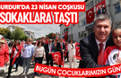Burdur’da 23 Nisan Coşkusu Sokaklara Taştı