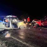 Afyonkarahisar'da araçlar kafa kafaya çarpıştı: 2 ölü, 4 yaralı