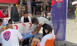 Antalya'da şehit aileleri ve gazilerden "100. yıl" kan bağışı