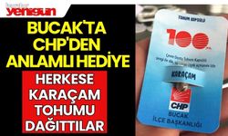 Bucak'ta CHP'den Anlamlı Hediye: Herkese Karaçam Tohumu