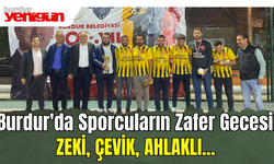 Burdur'da Sporcuların Zafer Gecesi