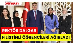 Rektör Dalgar Filistinli Öğrencileri Ağırladı