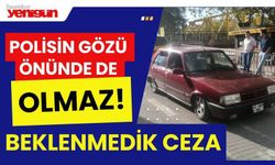 Polisin önünde egzoz patlattı, cezayı yedi