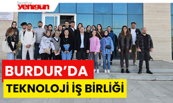 Burdur’da Teknoloji İş Birliği yapıldı