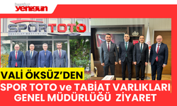 "Burdur Valisi Türker Öksüz, Ankara Ziyaretinde Spor Toto ve Tabiat Varlıkları Genel Müdürlüğü'nü Ziyaret Etti"