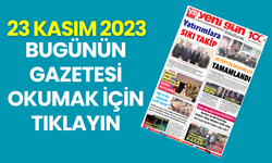 23 KASIM 2023 PERŞEMBE YENİ GÜN SAYFALAR