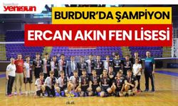 Burdur'da Şampiyon: Burdur Ercan Akın Fen Lisesi