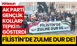 Ak Parti Burdur Gençlik Kolları'ndan protesto yürüyüşü