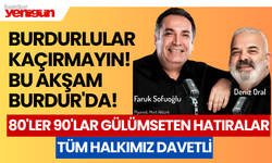 Burdurlular Kaçırmayın! 80'ler 90'lar Bu Akşam Burdur'da!