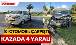 Alanya'da trafik kazası: 4 yaralı