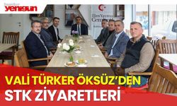 Vali Türker Öksüz'den STK ziyaretleri