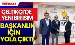 Çeltikçi'de yeni bir isim, Başkanlık için yola çıktı