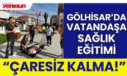 Öğrencilerden vatandaşlara eğitim; "Çaresiz kalma"