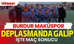 Burdur Maküspor, deplasmanda 3 puanı kaptı! İşte maç sonucu