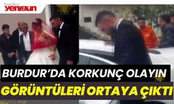 Burdur'da damadın gelin almada arkadaşını yaraladığı olayı görüntüleri ortaya çıktı