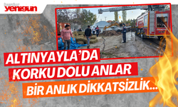 Altınyayla'da Korkutan Anlar Bir Anlık Dikkatsizlik!