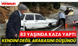 83 Yaşında Kaza Yaptı: Kendini Değil Arabasını Düşündü