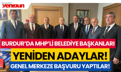 Burdur'da MHP'li Belediye Başkanları Genel Merkeze Adaylık Başvurusunda Bulundu