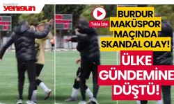 Burdur'da teknik direktör kırmızı kart gören futbolcusunu tokatladı