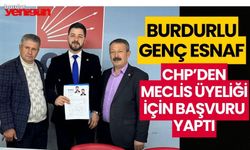 Burdurlu genç esnaf, CHP'den meclis üyeliği için başvuru yaptı