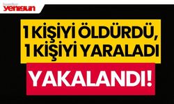 1 kişiyi öldüren, 1 kişiyi de ağır yaralayan şüpheli yakalandı