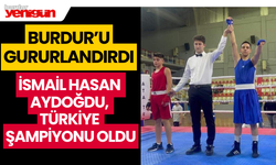 Burdurlu sporcu İsmail Hasan Aydoğdu, Türkiye şampiyonu oldu