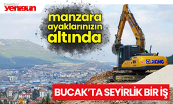 Bucak'ta Seyirlik Bir İş 'Manzara Ayaklarınızın Altında'