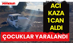 Acı Kaza 1 Can Aldı Çocuklar Yaralı