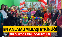 Burdur'da En Anlamlı Yılbaşı Kutlaması