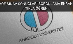 AÖF Sınav Sonuçları Açıklandı! Sonuç Sorgulama Ekranı