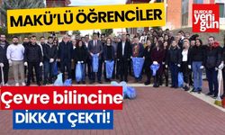 MAKÜ’lü Öğrencilerden Çevre Bilincine Dikkat Çeken Etkinlik